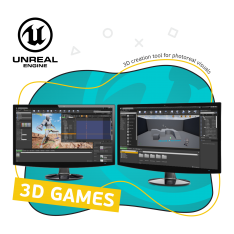 Unreal Engine 4. Игровой движок - КИБЕРшкола программирования для детей, компьютерные курсы для школьников, начинающих и подростков - KIBERone г. Полевской