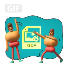 Gif-анимация - КИБЕРшкола программирования для детей, компьютерные курсы для школьников, начинающих и подростков - KIBERone г. Полевской