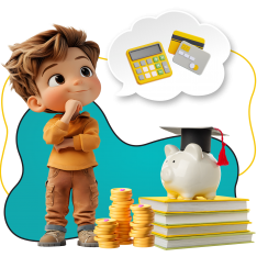 Финансовый интеллект вместе KIBERone - КИБЕРшкола программирования для детей, компьютерные курсы для школьников, начинающих и подростков - KIBERone г. Полевской