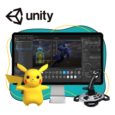Мир игр на Unity 2D на популярном движке + AI-помощники - КИБЕРшкола программирования для детей, компьютерные курсы для школьников, начинающих и подростков - KIBERone г. Полевской