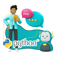 Умный чат-бот на Python - КИБЕРшкола программирования для детей, компьютерные курсы для школьников, начинающих и подростков - KIBERone г. Полевской