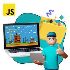 Программирование на JavaScript. Учимся создавать игры! - КИБЕРшкола программирования для детей, компьютерные курсы для школьников, начинающих и подростков - KIBERone г. Полевской